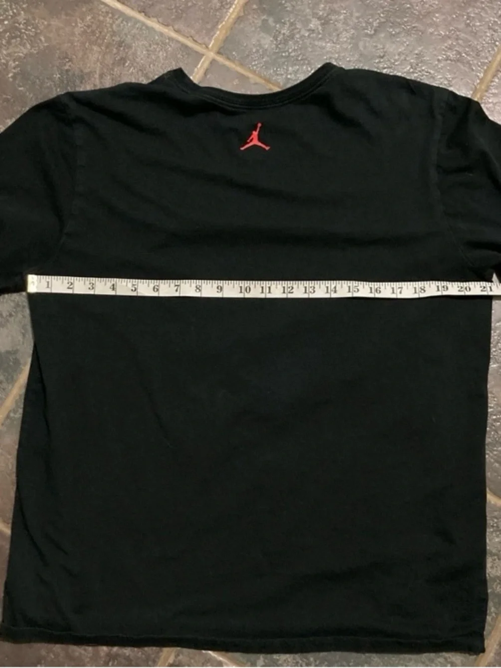 Jordan Black 'Dunk Above' Graphic Tee with Multicolor Print Men’s Size XL